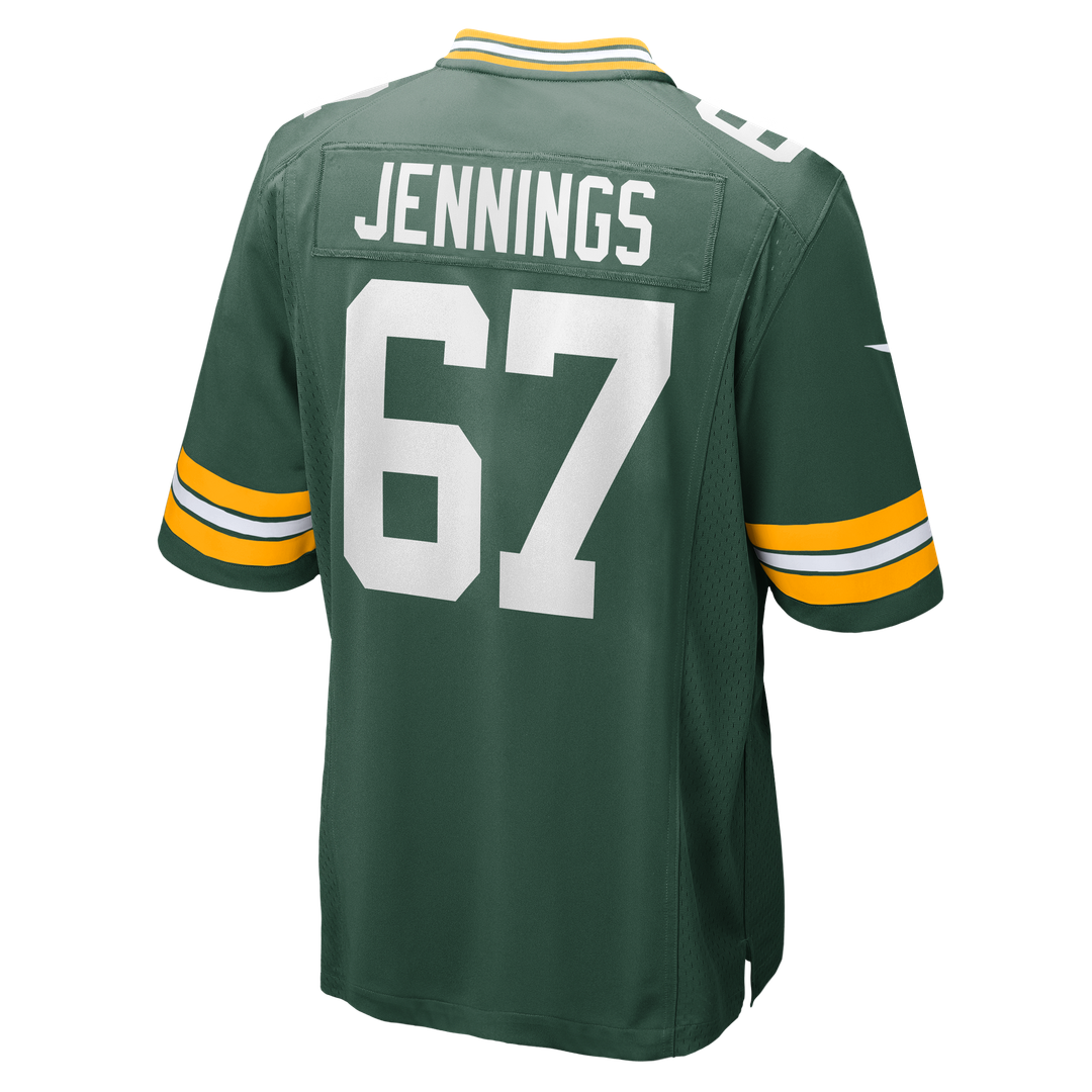 Donovan Jennings Green Bay Packers Nike Team Game Jersey -  Green