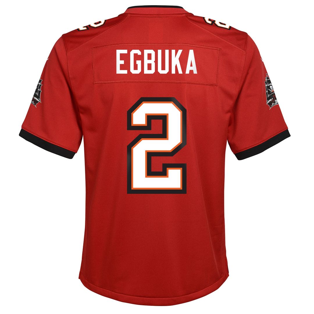 Emeka Egbuka Tampa Bay Buccaneers Nike Youth Team Game Jersey - Orange