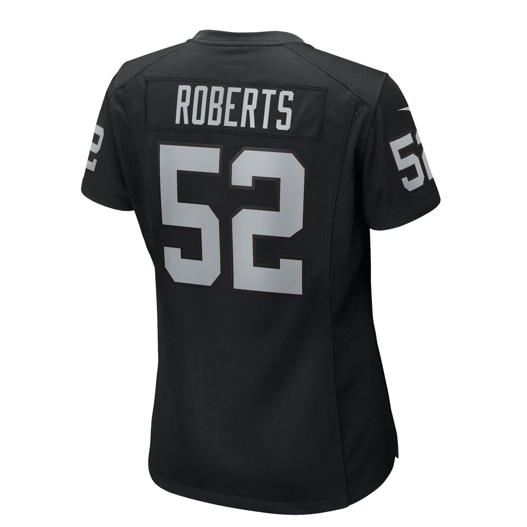 Elandon Roberts Las Vegas Raiders Nike Women's Team Game Jersey -  Black