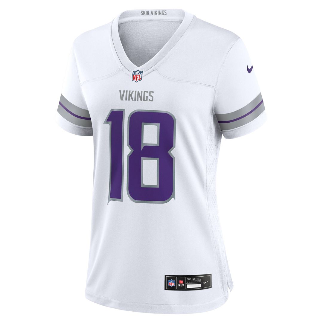 Justin Jefferson Minnesota Vikings Nike Women's Player Jersey - Purple