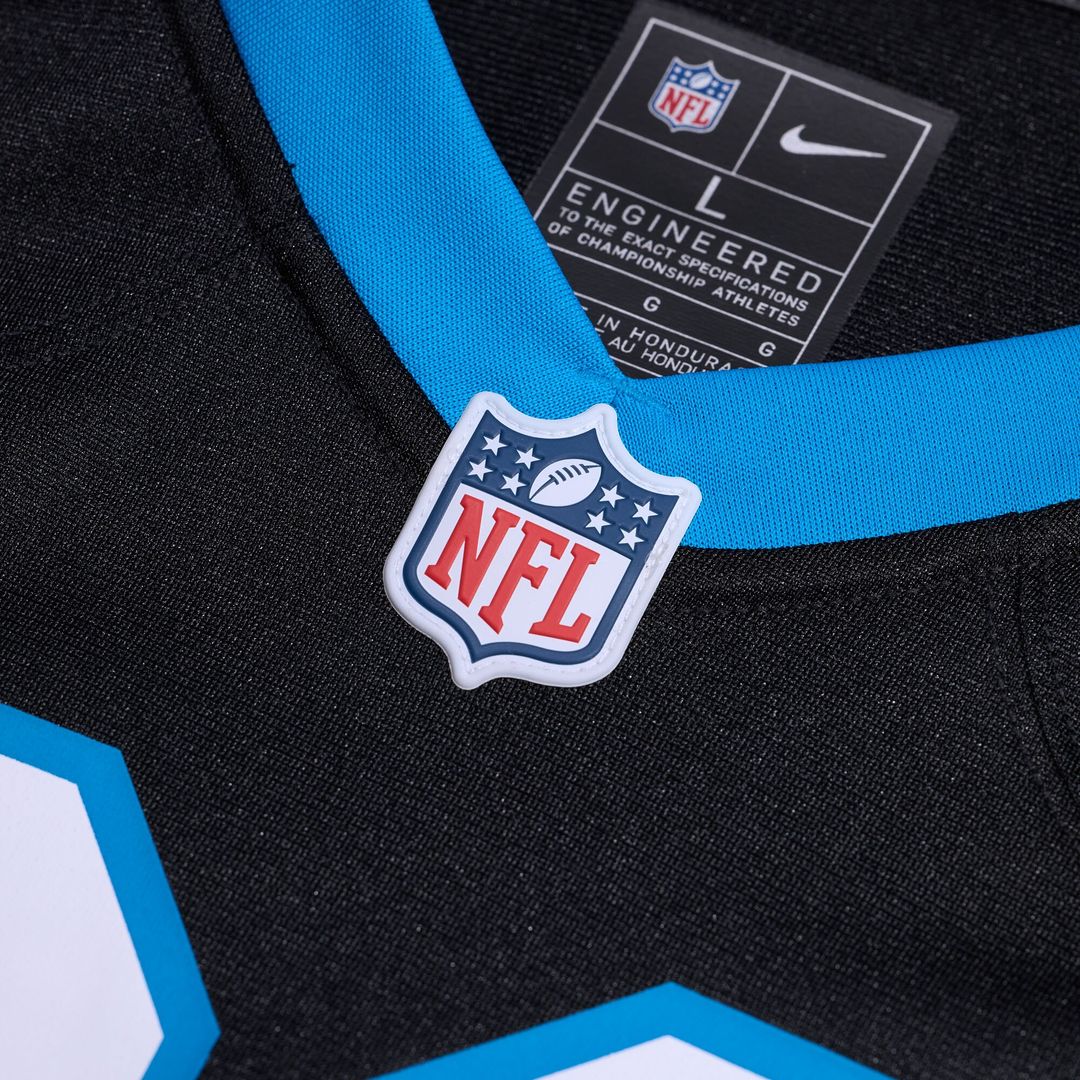 Taylor Moton Carolina Panthers Nike Team Game Jersey - Black