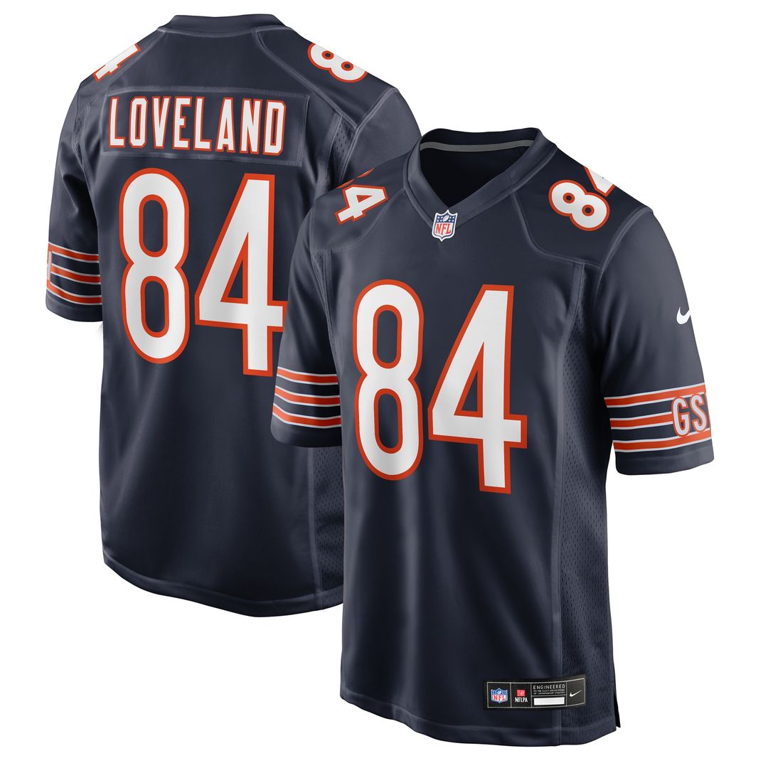 Colston Loveland Chicago Bears Nike Team Game Jersey - Navy