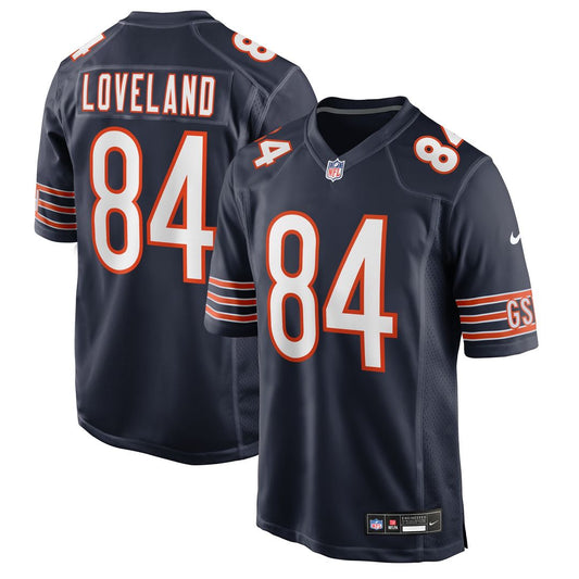 Colston Loveland Chicago Bears Nike Team Game Jersey - Navy