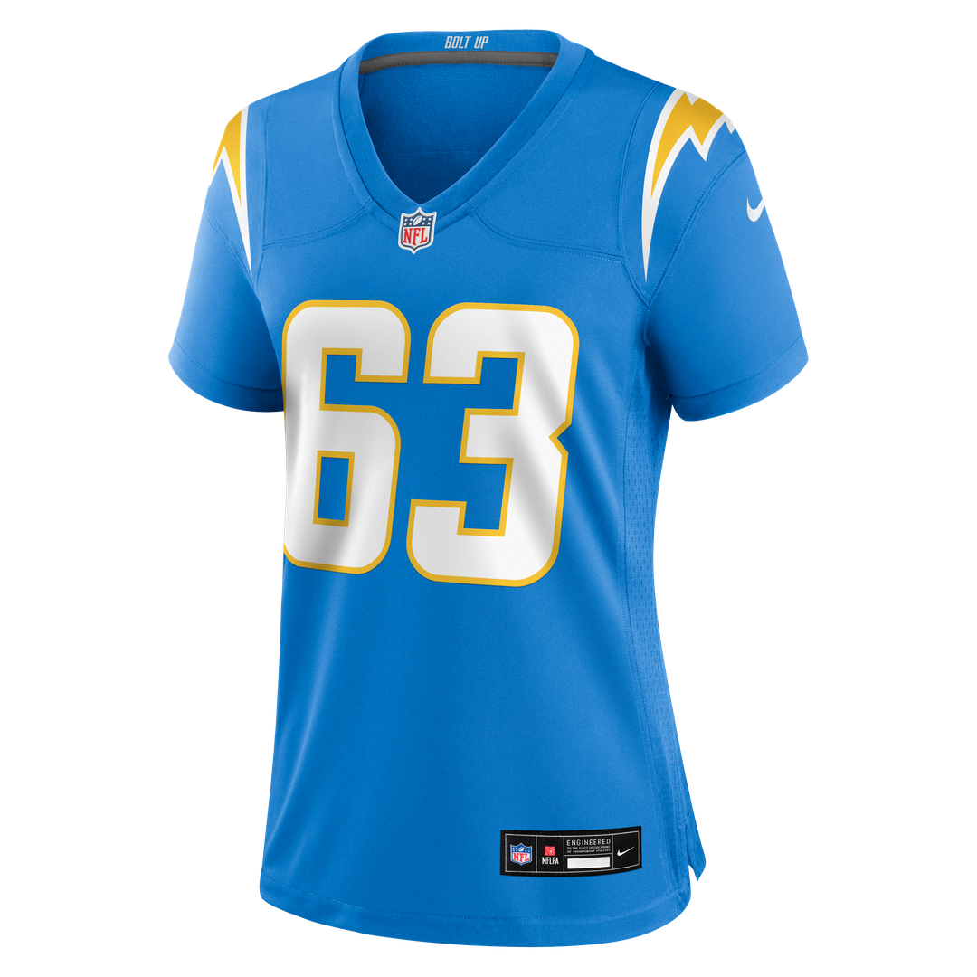 Tyler Biadasz Los Angeles Chargers Nike Women's Team Game Jersey -  Powder Blue