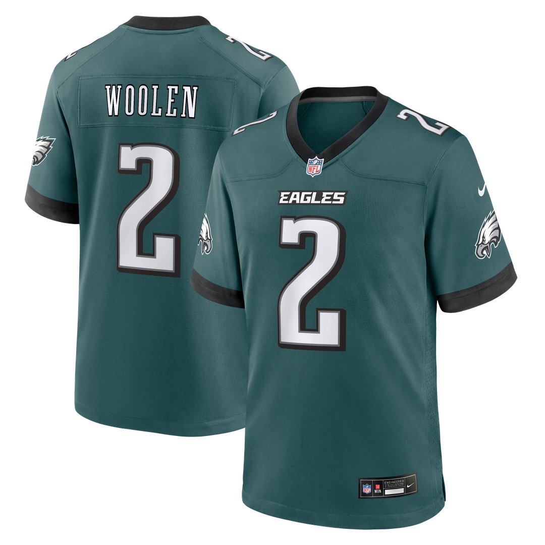 Tariq Woolen Philadelphia Eagles Nike Alternate Game Jersey -  Kelly Green
