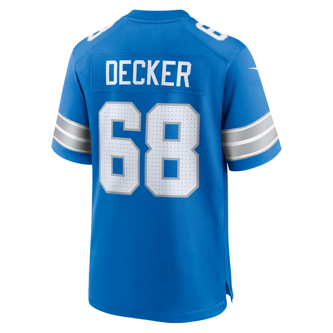 Taylor Decker Detroit Lions Nike Team Game Jersey -  Blue
