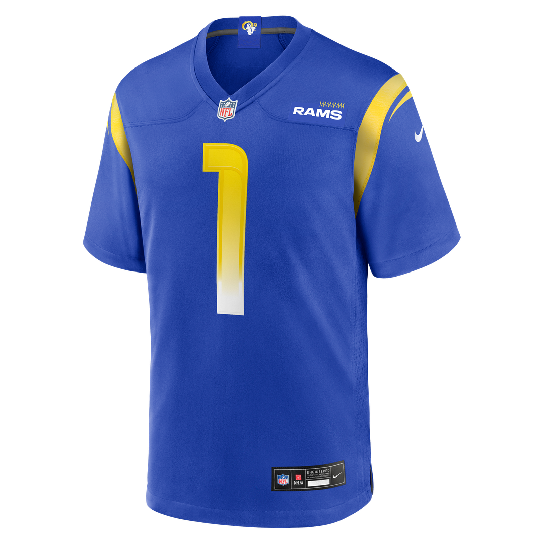 Number 1 Dad Los Angeles Rams Nike Game Jersey - Royal