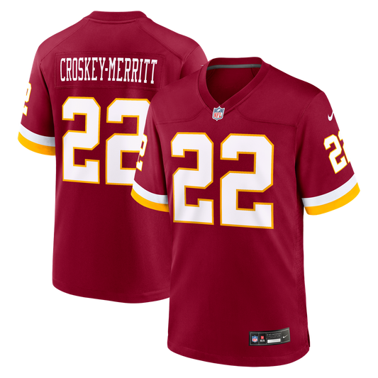 Jacory Croskey-Merritt Washington Commanders Nike Game Jersey - Burgundy