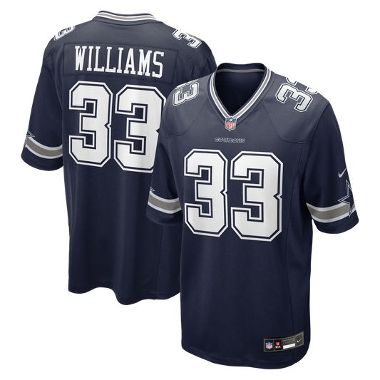 Javonte Williams Dallas Cowboys Nike Team Game Jersey - Navy