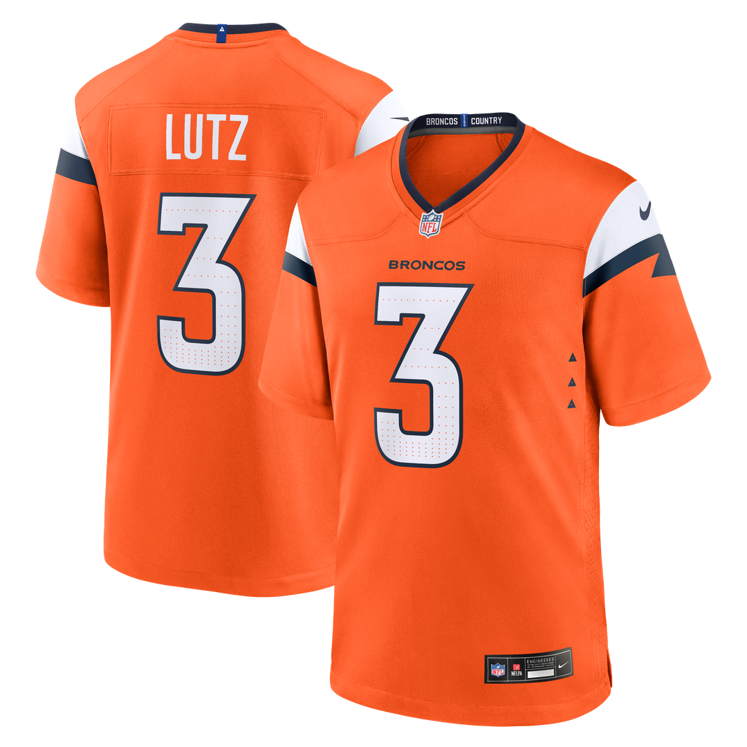 Wil Lutz Denver Broncos Nike Team Game Jersey -  Orange