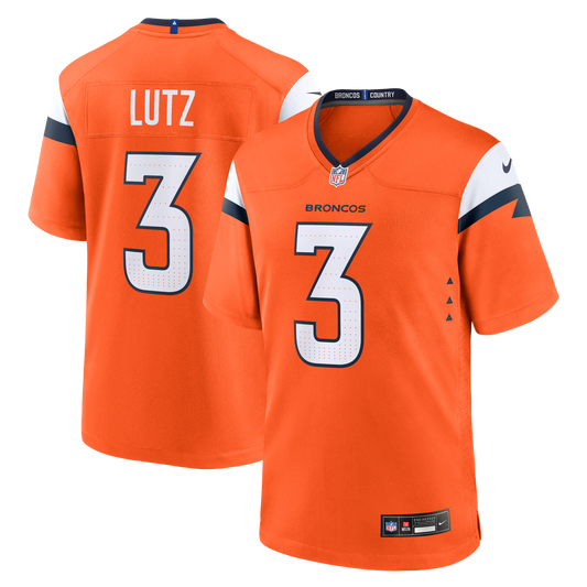Wil Lutz Denver Broncos Nike Team Game Jersey -  Orange