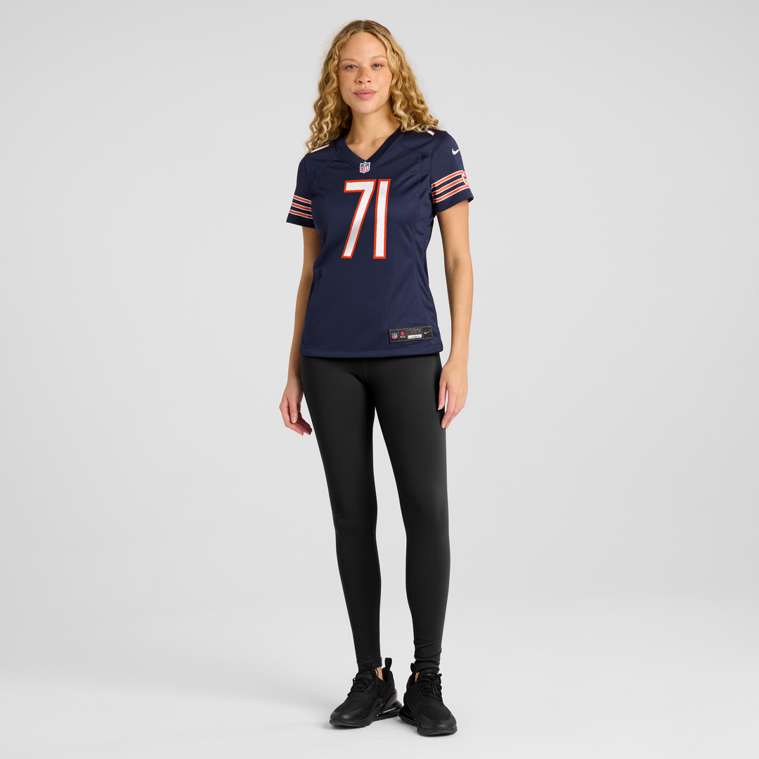 Jedrick Wills Jr. Chicago Bears Nike Women's Team Game Jersey -  Navy