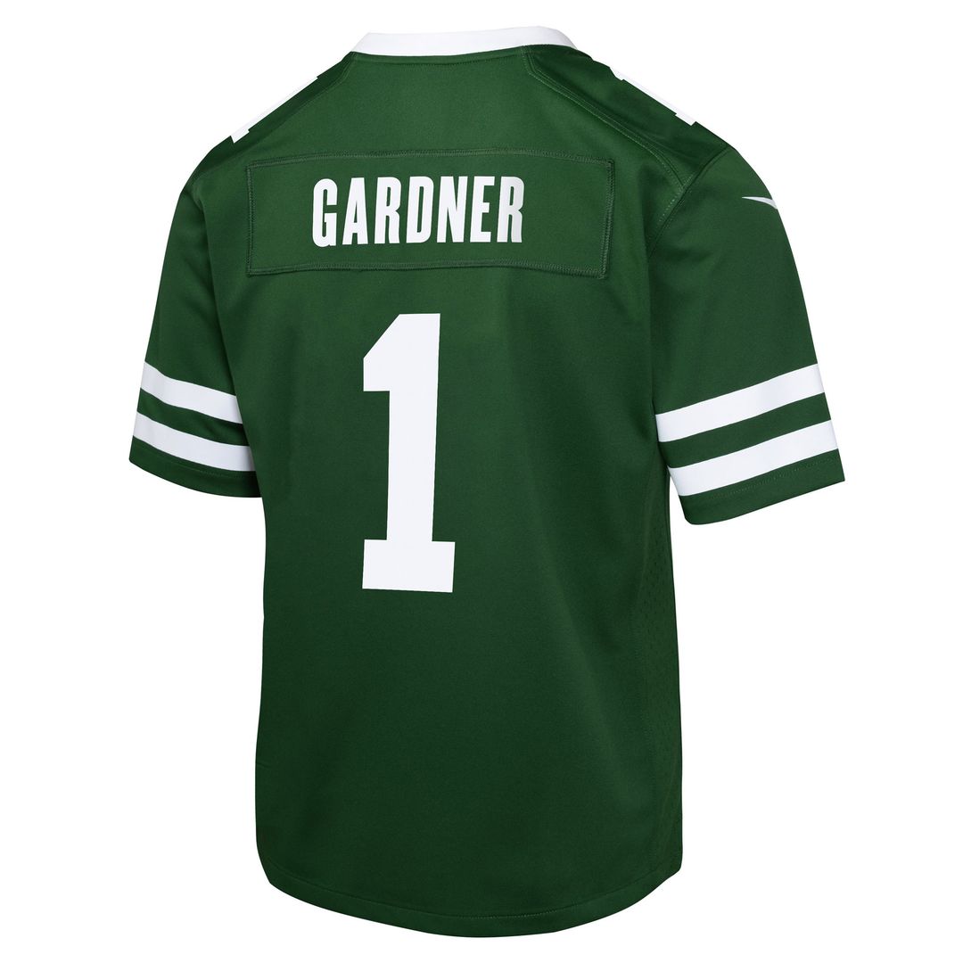 Ahmad Sauce Gardner New York Jets Nike Youth Game Jersey - Black