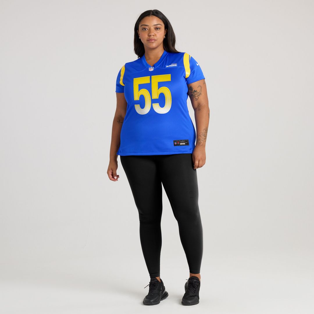 Braden Fiske Los Angeles Rams Nike Women's  Game Jersey -  Royal
