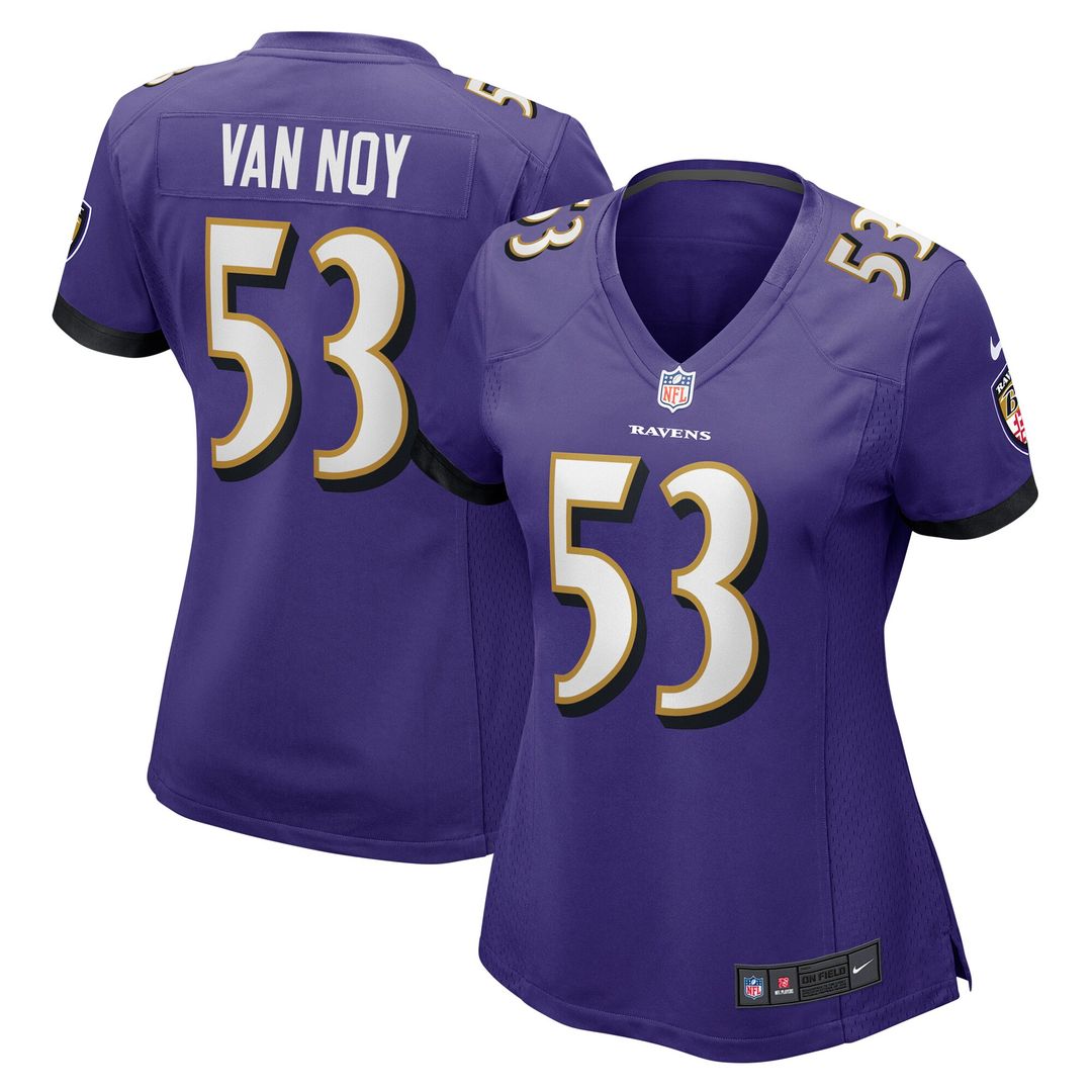 Kyle Van Noy Baltimore Ravens Nike Women's  Game Jersey -  Purple