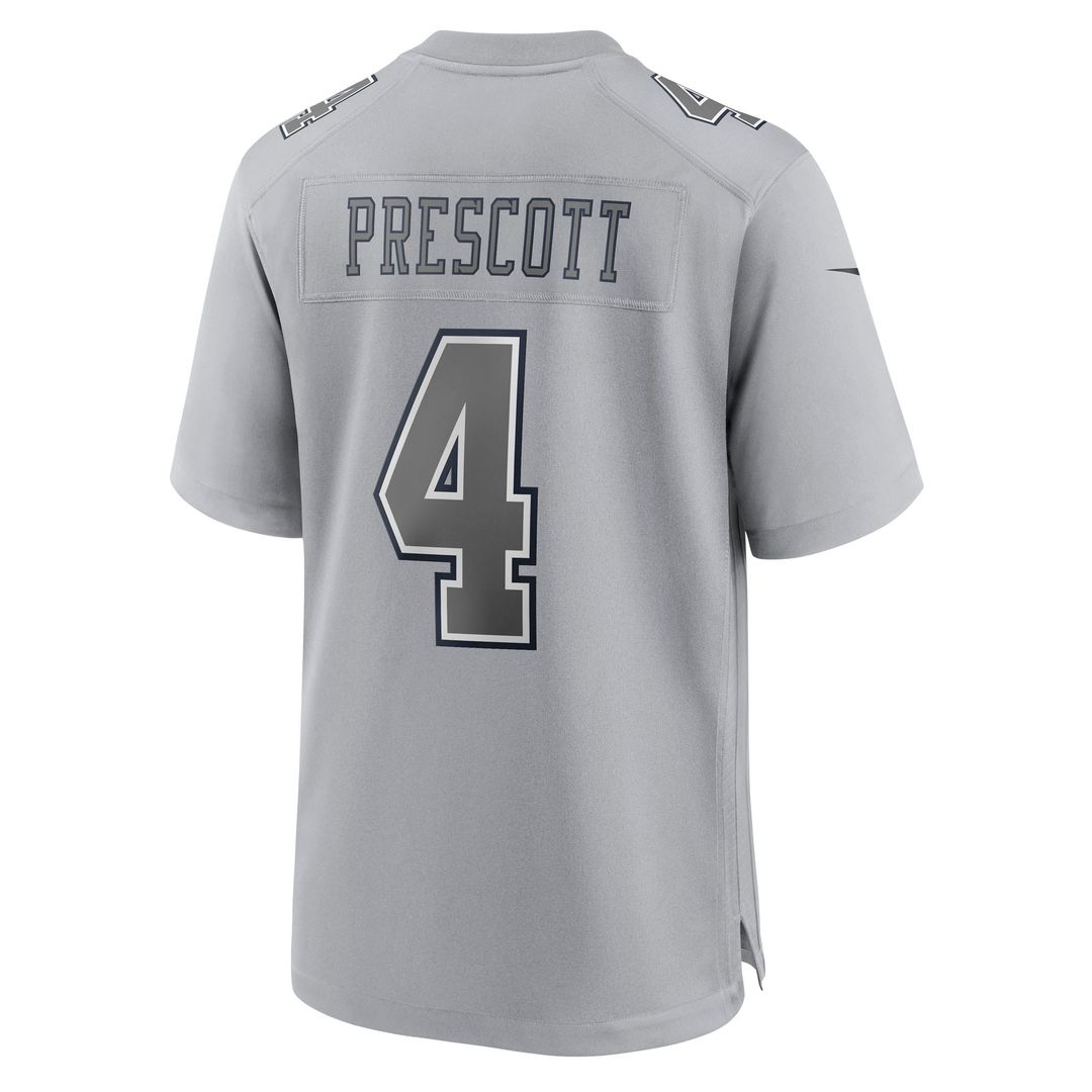 Dak Prescott Dallas Cowboys Nike Atmosphere Fashion Game Jersey - Gray