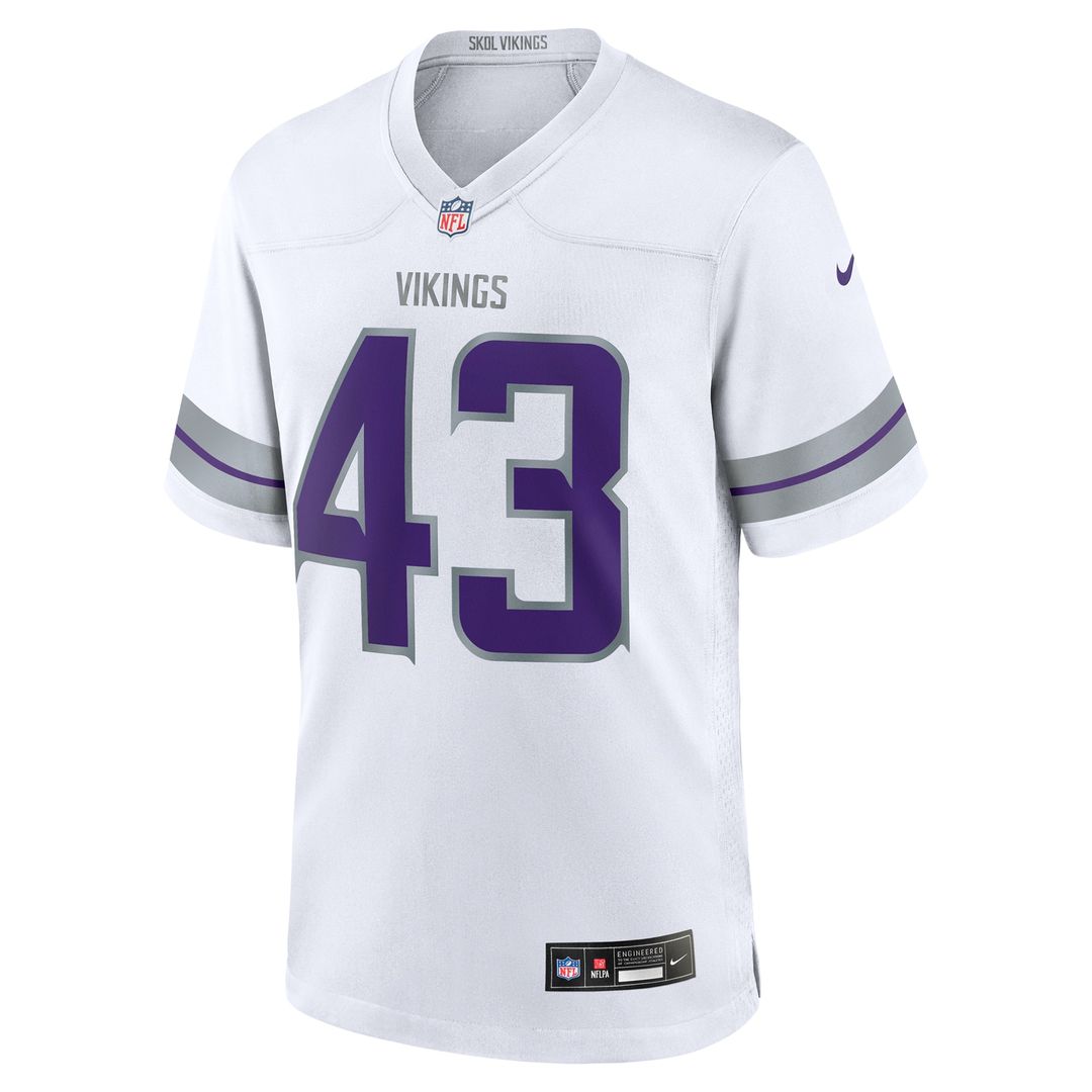 Andrew Van Ginkel Minnesota Vikings Nike Alternate Game Jersey - White