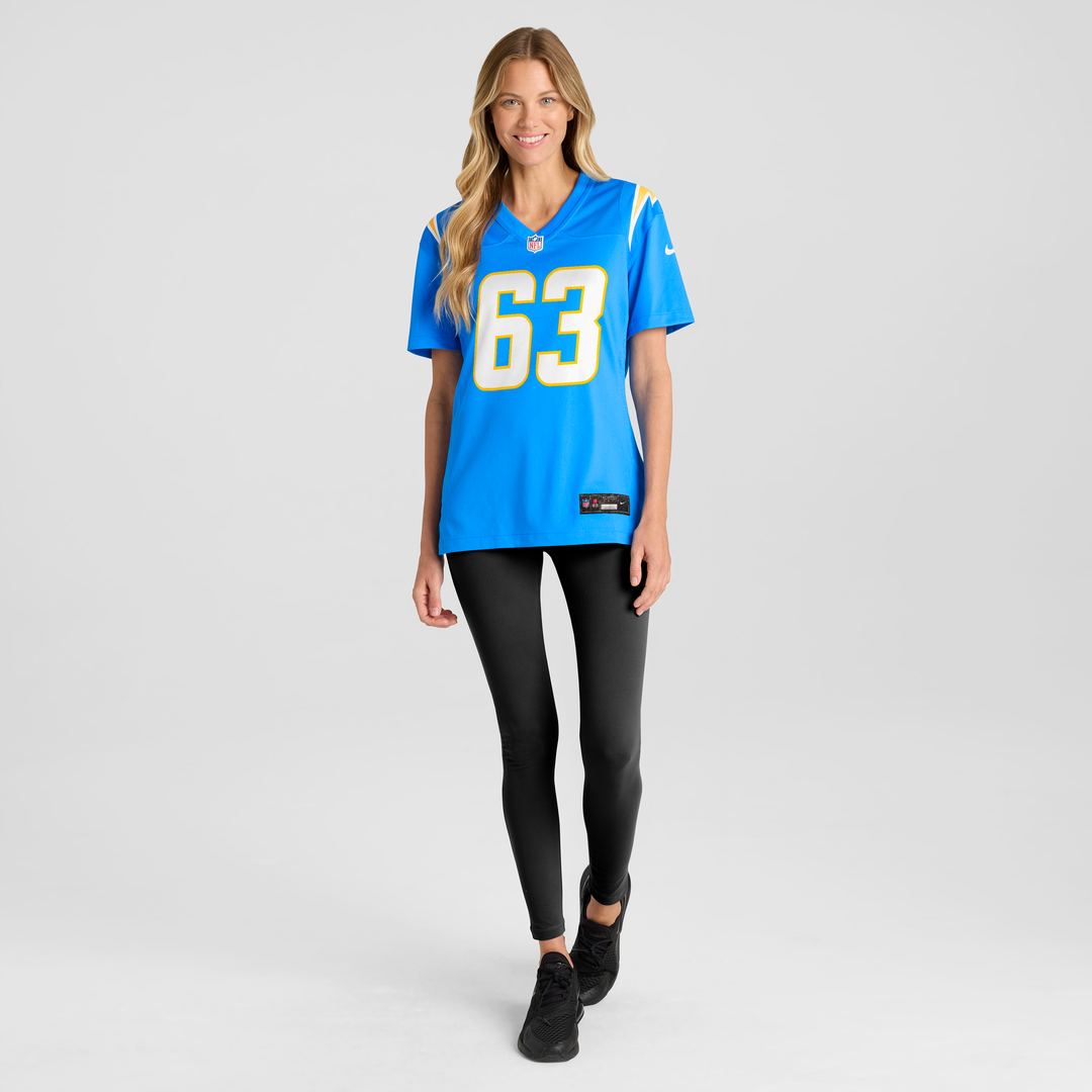 Tyler Biadasz Los Angeles Chargers Nike Women's Team Game Jersey -  Powder Blue