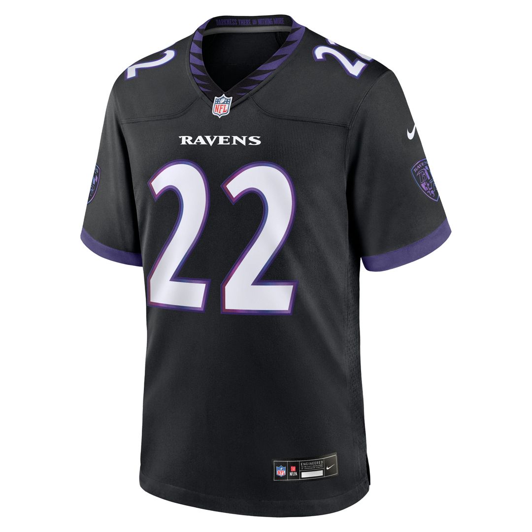 Derrick Henry Baltimore Ravens Nike Alternate Game Jersey - Black