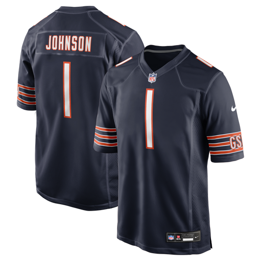 Jaylon Johnson Chicago Bears Nike  Game Jersey -  Navy