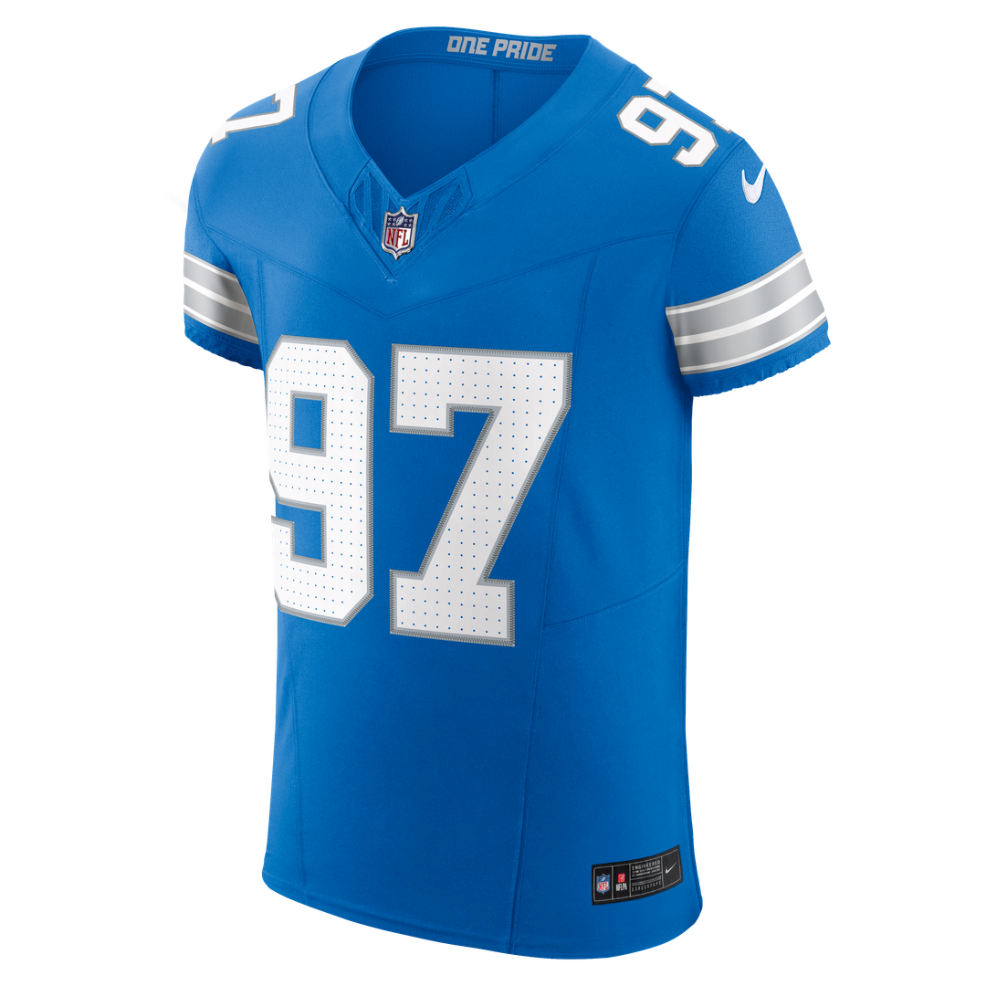 Aidan Hutchinson Detroit Lions Nike Alternate Vapor F.U.S.E. Elite Jersey - Black