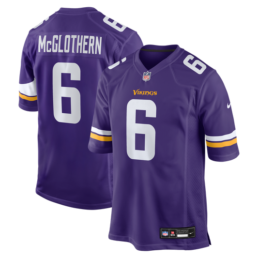 Dwight McGlothern Minnesota Vikings Nike Team Game Jersey -  Purple
