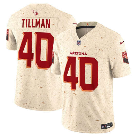 Pat Tillman Arizona Cardinals Nike 2025 Rivalries Collection Stitched Limited Jersey - Natural