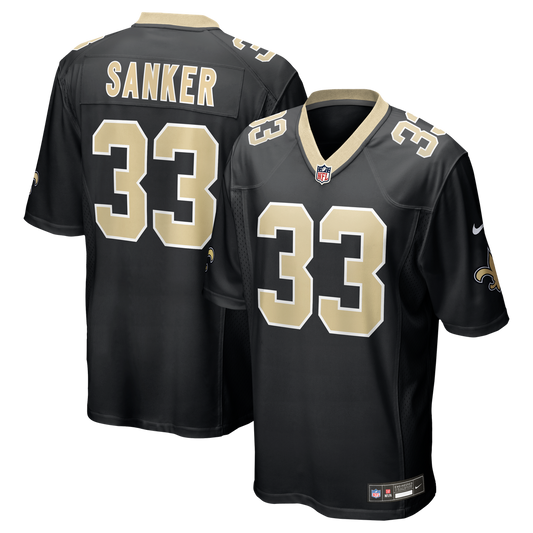 Jonas Sanker New Orleans Saints Nike Team Game Jersey -  Black