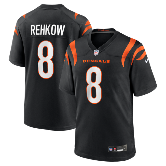 Ryan Rehkow Cincinnati Bengals Nike  Game Jersey -  Black