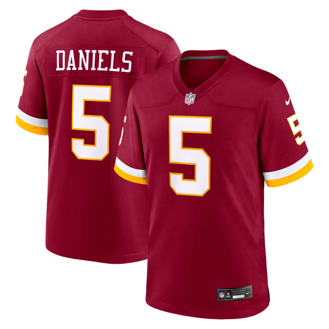Hail Raiser Jayden Daniels Washington Commanders Nike Alternate Game Jersey - Black