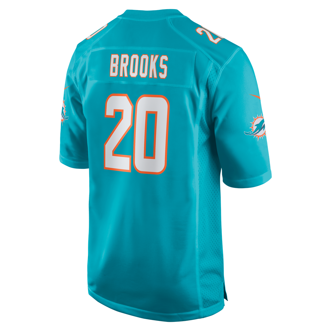 Jordyn Brooks Miami Dolphins Nike  Game Jersey -  Aqua