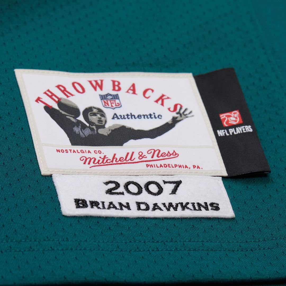 Brian Dawkins Philadelphia Eagles 1996 Mitchell & Ness Authentic Throwback Retired Player Jersey - White