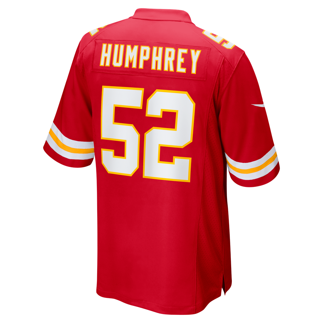 Creed Humphrey Kansas City Chiefs Nike Game Jersey - Red