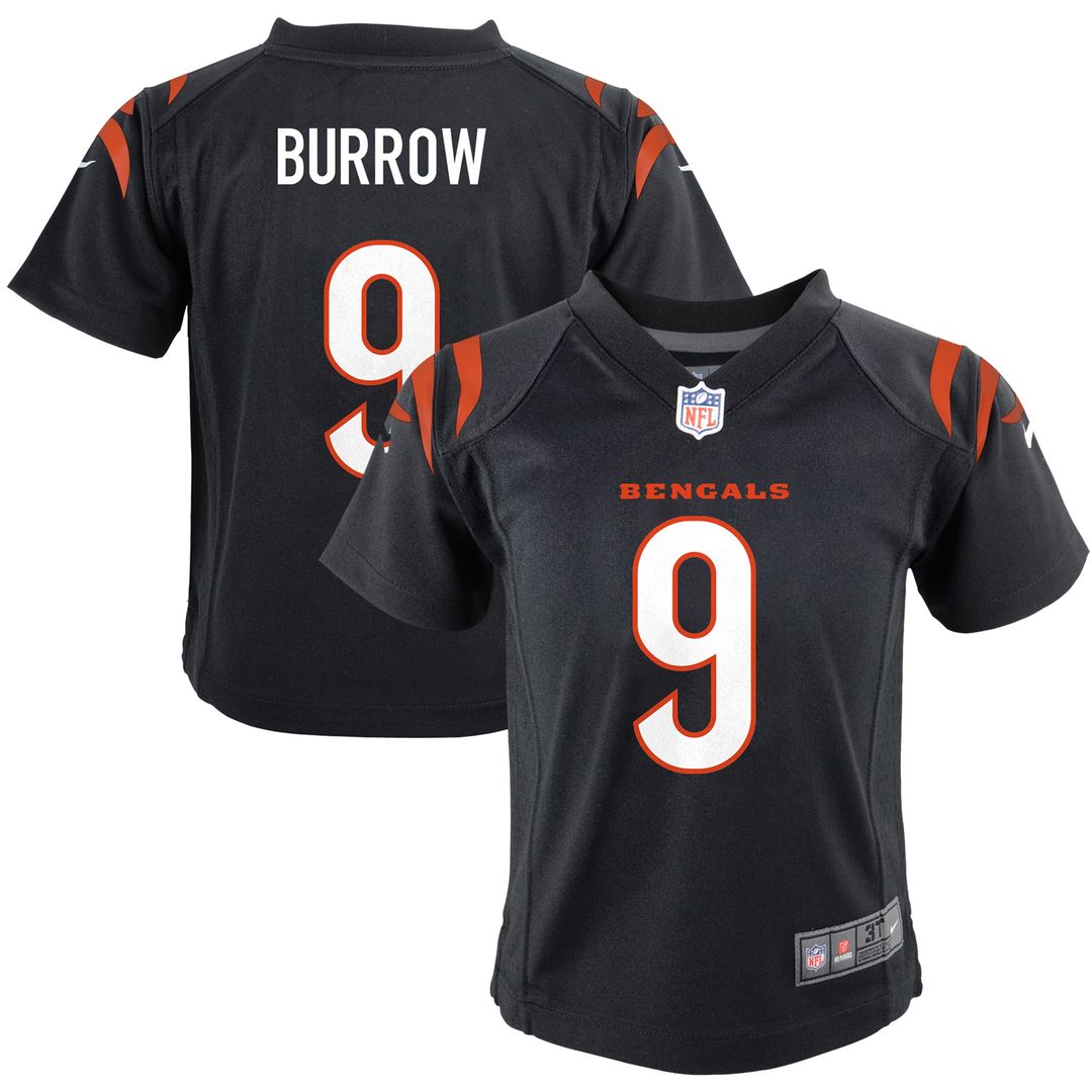 Joe Burrow Cincinnati Bengals Nike Infant Team  Player Game Jersey - Black