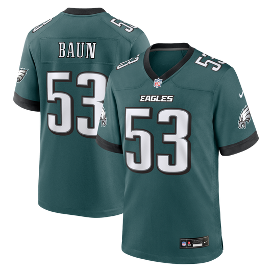 Zack Baun Philadelphia Eagles Nike Team Game Jersey -  Midnight Green