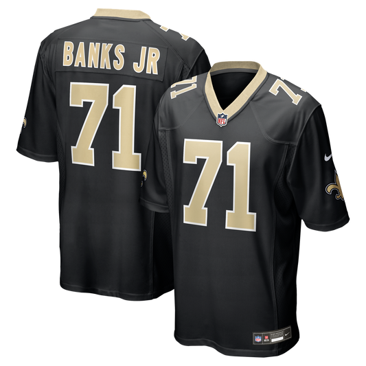 Kelvin Banks Jr. New Orleans Saints Nike Game Player Jersey - Black