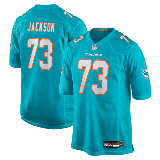 Austin Jackson Miami Dolphins Nike Game Jersey - Aqua