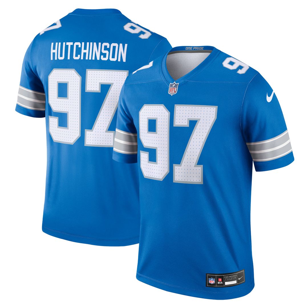 Aidan Hutchinson Detroit Lions Nike Legend Player Performance Top - Black