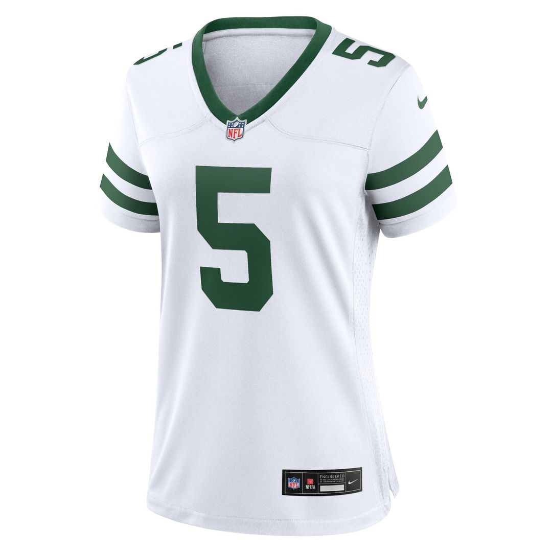 Garrett Wilson New York Jets Nike Women's Alternate Game Jersey - Legacy Black
