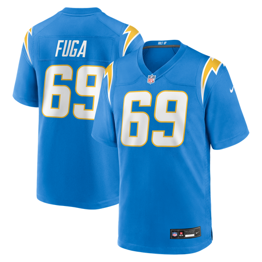 Josh Fuga Los Angeles Chargers Nike Team Game Jersey -  Powder Blue