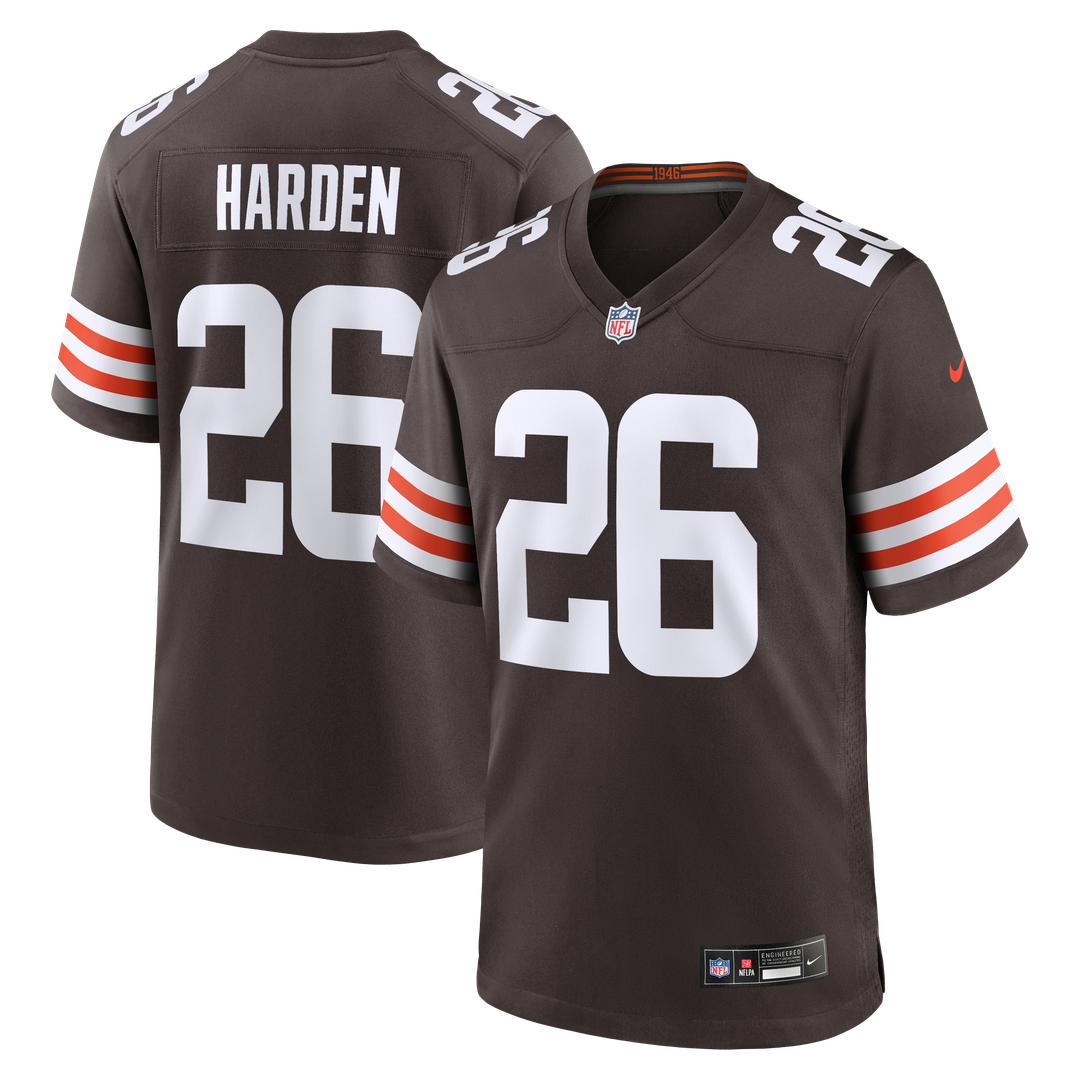 Myles Harden Cleveland Browns Nike Team Game Jersey -  Brown