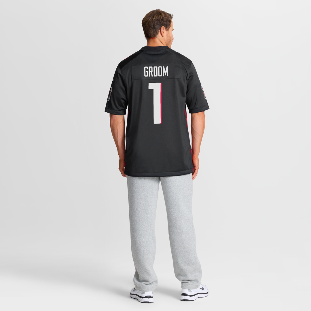 Number 1 Groom Atlanta Falcons Nike Game Jersey - Black