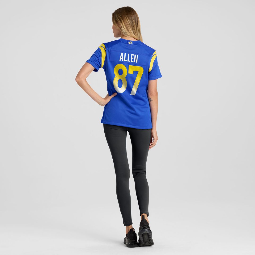 Davis Allen Los Angeles Rams Nike Women's Home Game Jersey - Royal