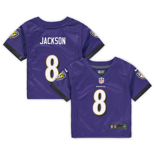 Lamar Jackson Baltimore Ravens Nike Infant Team  Player Game Jersey - Purple