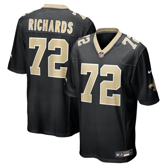 Asim Richards New Orleans Saints Nike Team Game Jersey -  Black
