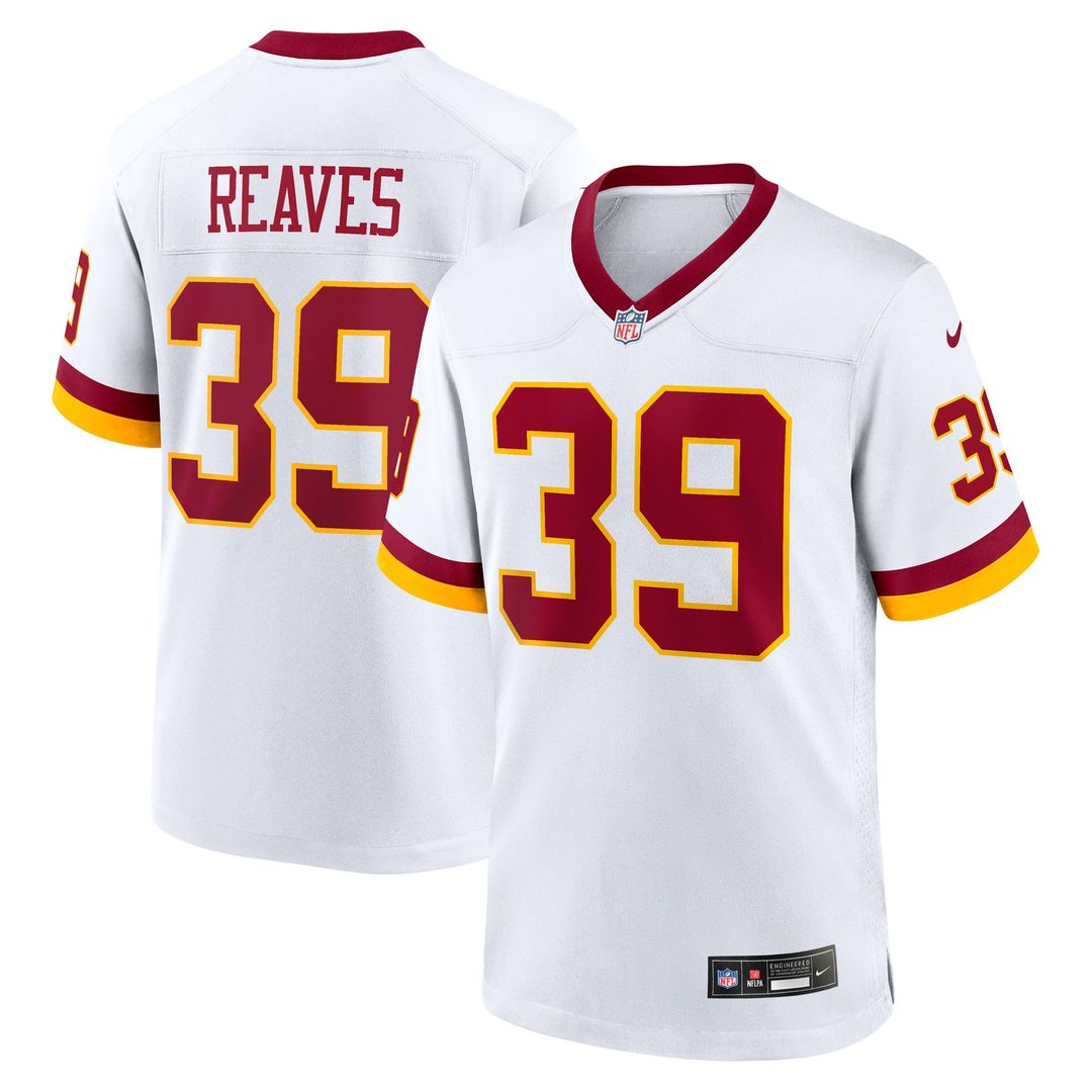 Jeremy Reaves Washington Commanders Nike Hail Raiser Alternate Game Jersey - Black