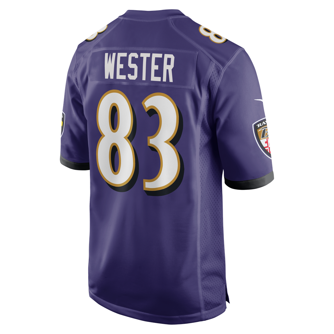 LaJohntay Wester Baltimore Ravens Nike Team Game Jersey -  Purple