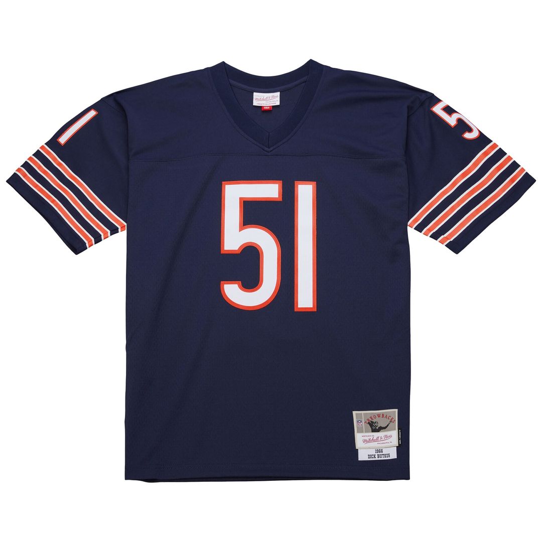 Dick Butkus Chicago Bears Mitchell & Ness Legacy Replica Jersey - Navy