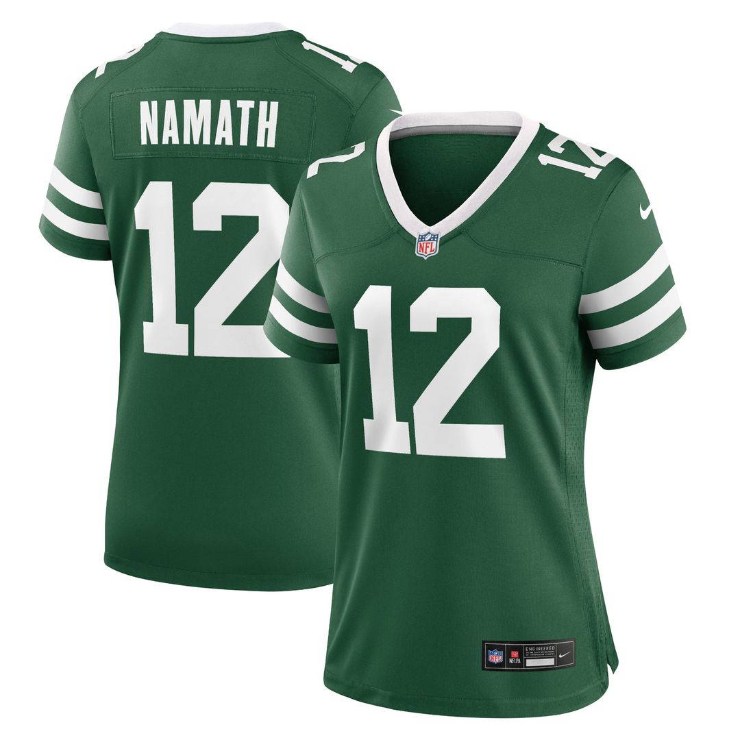 Joe Namath New York Jets Nike Women's Retired Player Alternate Game Jersey - Legacy Black
