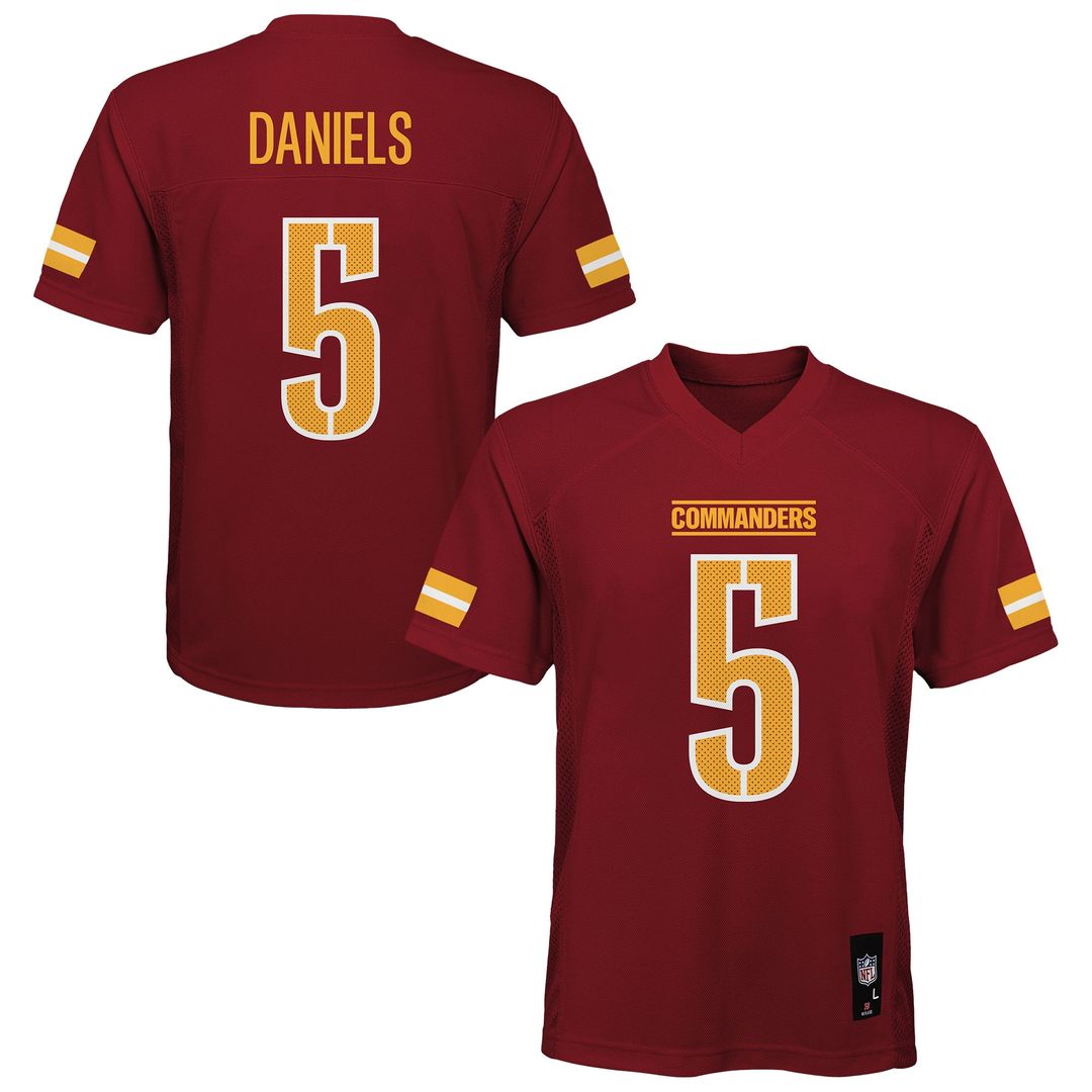 Jayden Daniels Washington Commanders Outerstuff Preschool Replica Player Jersey - Burgundy